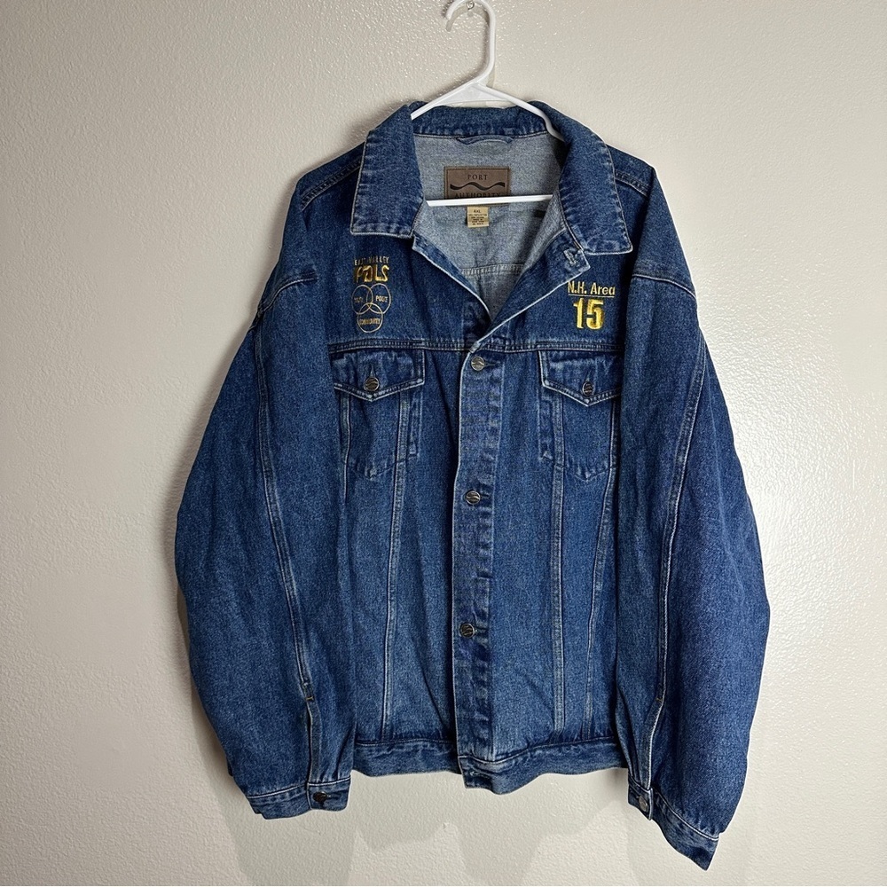 Port Authority Denim Jacket Size 4XL